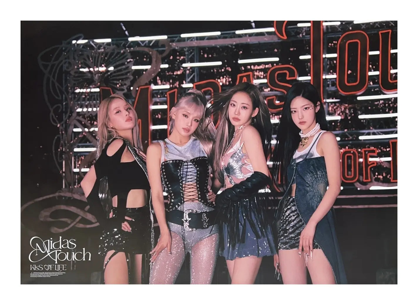 KISS OF LIFE 1st Single Album Midas Touch (Photobook Ver.) Official Po