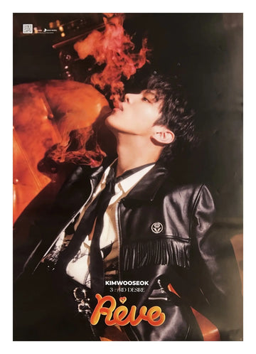 Kim Woo Seok 3rd Desire Reve Official Poster - Photo Concept Bobbidi