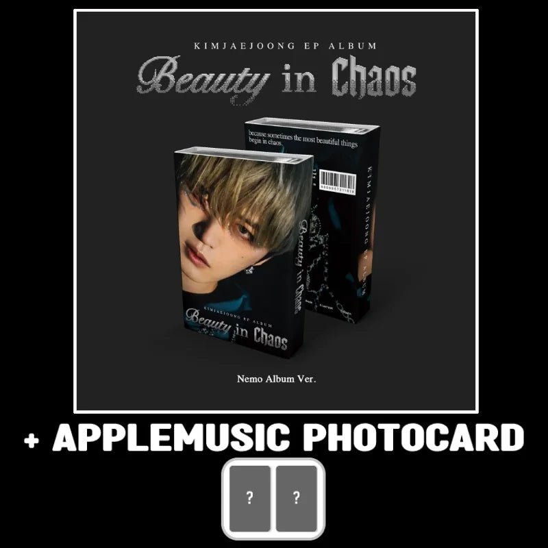 Kim Jae Joong EP Album - Beauty in Chaos (Nemo Album) + APPLEMUSIC Photocard