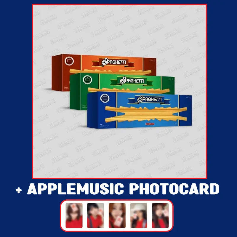 LE SSERAFIM 1st Single Album - SPAGHETTI + APPLEMUSIC Photocard