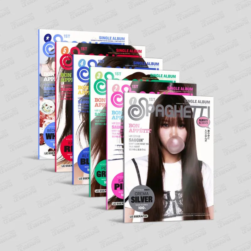 LE SSERAFIM 1st Single Album - SPAGHETTI (Compact Ver.) – Choice LE SSERAFIM 1st Single Album - SPAGHETTI (Compact Ver.) – Choice