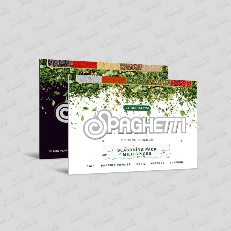 LE SSERAFIM SPAGHETTI weverse 15枚 1回目 LE SSERAFIM 1st Single Album - SPAGHETTI (Weverse Albums Ver