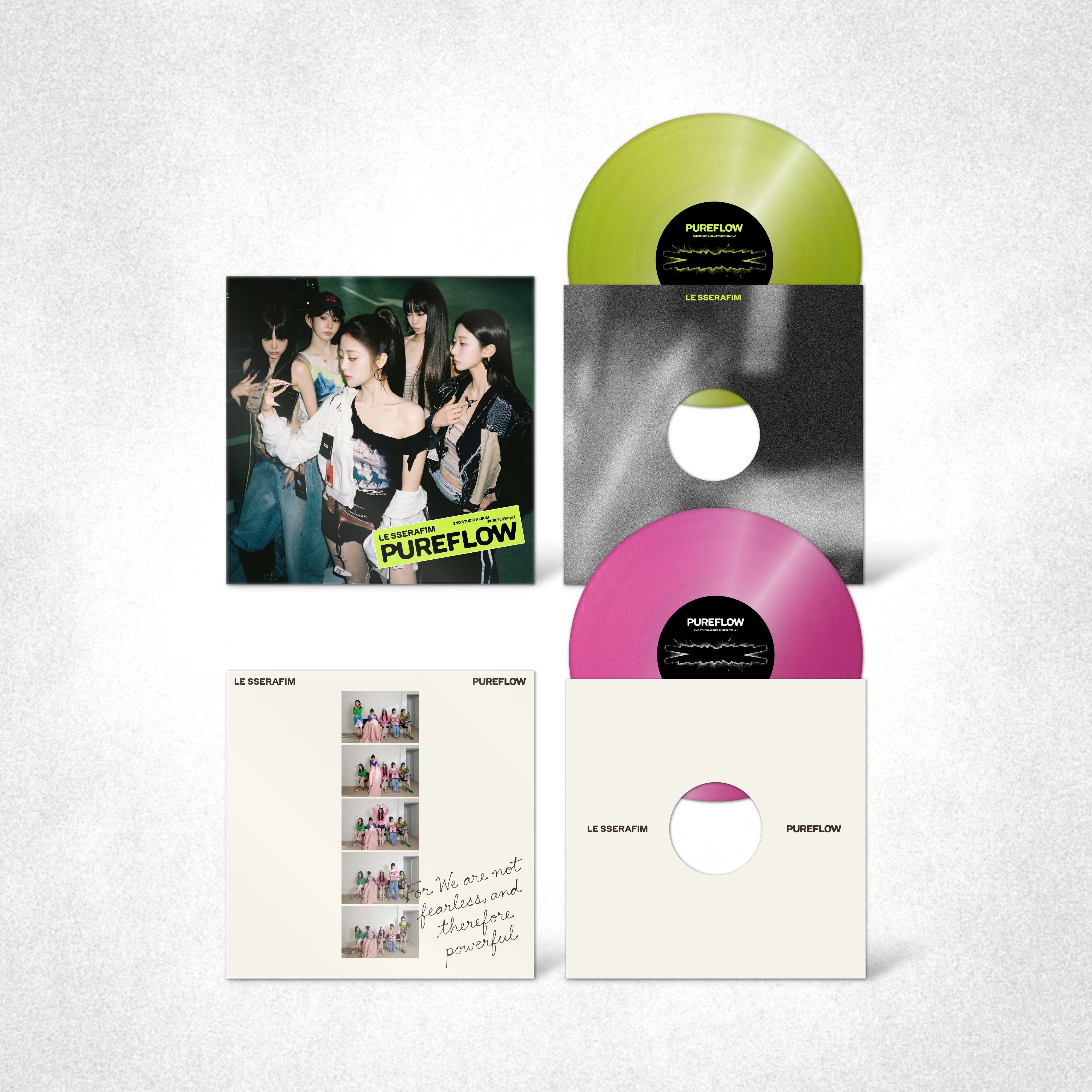 Pre-Order] LE SSERAFIM 2nd Album - PUREFLOW pt.1 (Vinyl Ver