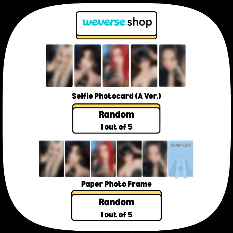 LE SSERAFIM 2nd Album - PUREFLOW pt.1 + Weverse Shop Benefit