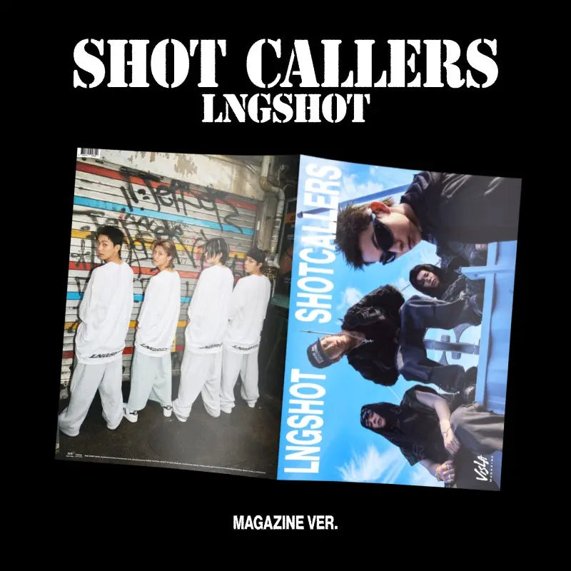 LNGSHOT EP Album - SHOT CALLERS (Magazine Ver.) + APPLEMUSIC