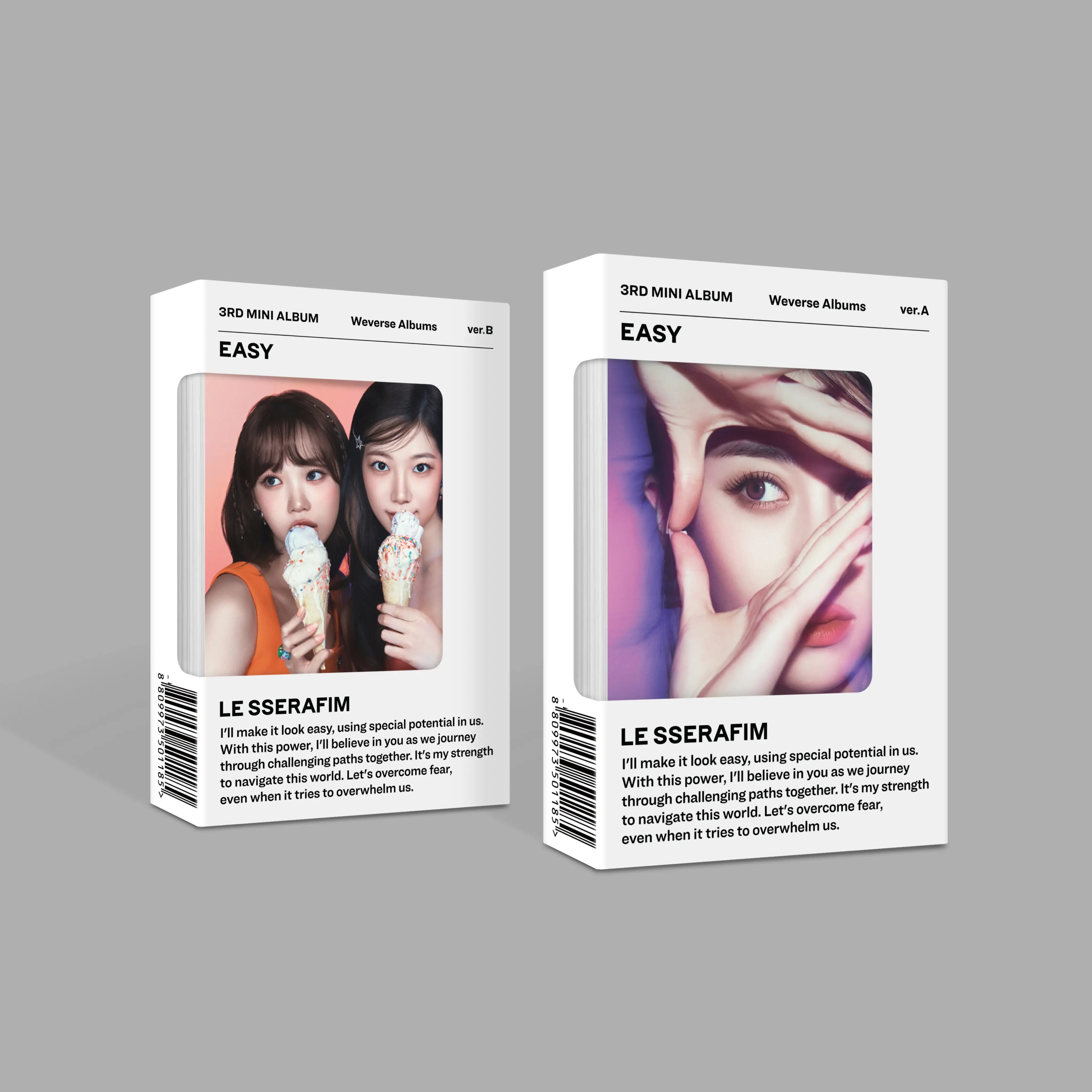 Le Sserafim 3rd Mini Album - EASY (Weverse Album Ver
