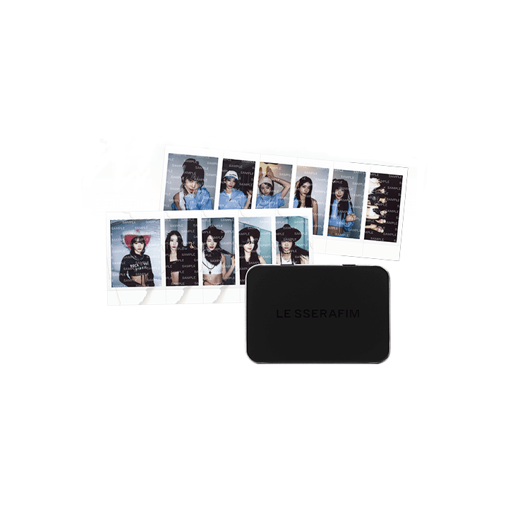 Le Sserafim UNFORGIVEN Official Merchandise - Photocard & Tin Case Set