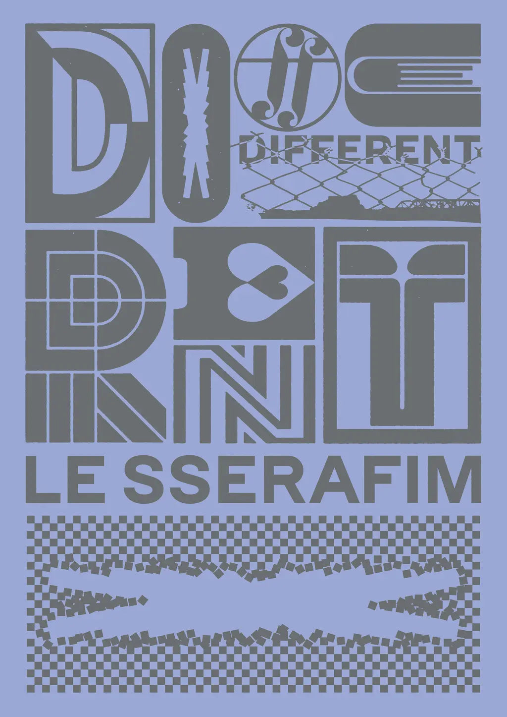 LE SSERAFIM日本4thシングル　DIFFERENT9形態 ルセラユニバ Le Sserafim 4th Japanese Single Album - DIFFERENT (OFFBEAT