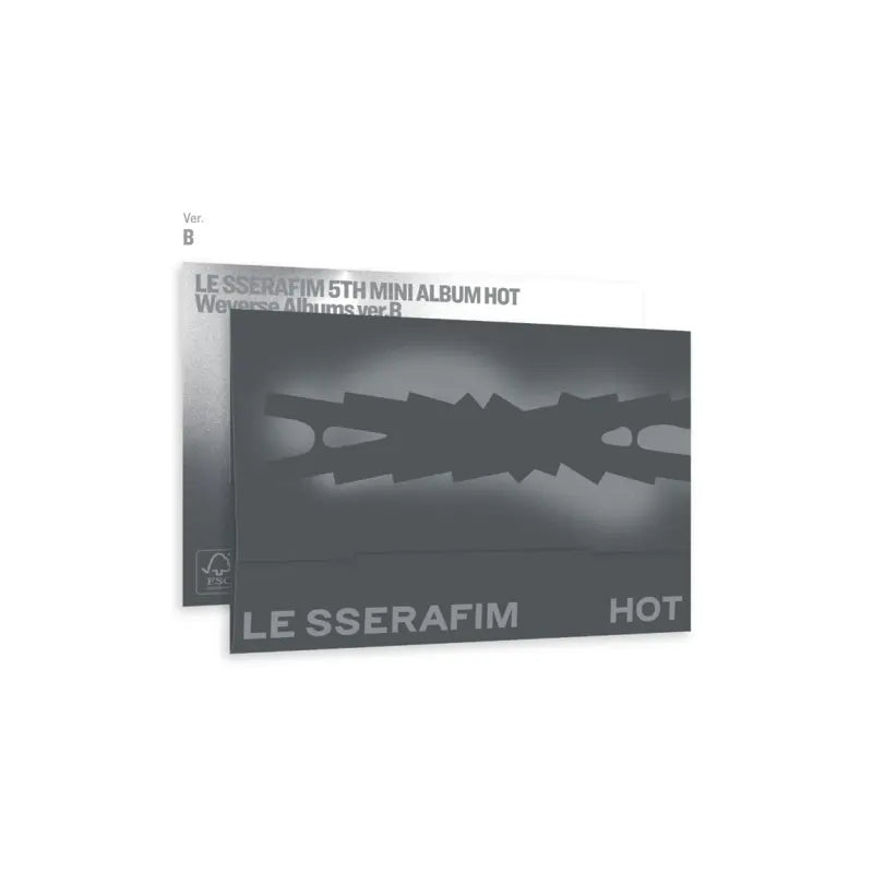 Le Sserafim 5th Mini Album - HOT (Weverse Album Ver.)