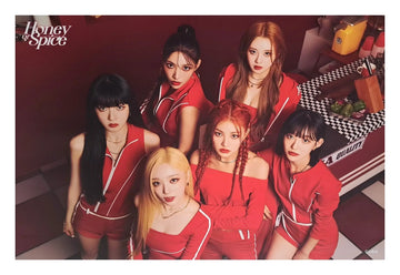 LIGHTSUM 2nd Mini Album Honey or Spice Official Poster - Photo Concept Spice