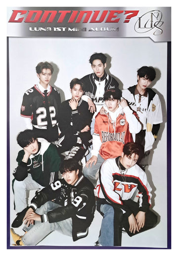 LUN8 1st Mini Album CONTINUE? Official Poster - Photo Concept I