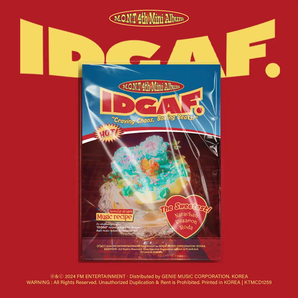 M.O.N.T 4th Mini Album - IDGAF
