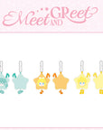 MIKU & RIN & LEN Meet and Greet Official Merchandise - 8CM Mini Stars Keyring