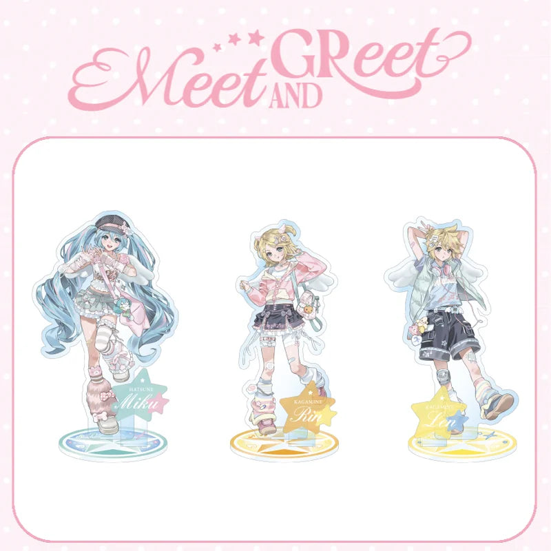 MIKU & RIN & LEN Meet and Greet Official Merchandise - Acrylic