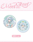 MIKU & RIN & LEN Meet and Greet Official Merchandise - Can Badge Set (B Type)