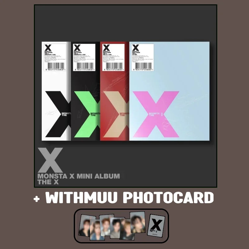 MONSTA X 13th Mini Album - THE X + WITHMUU Lucky Draw
