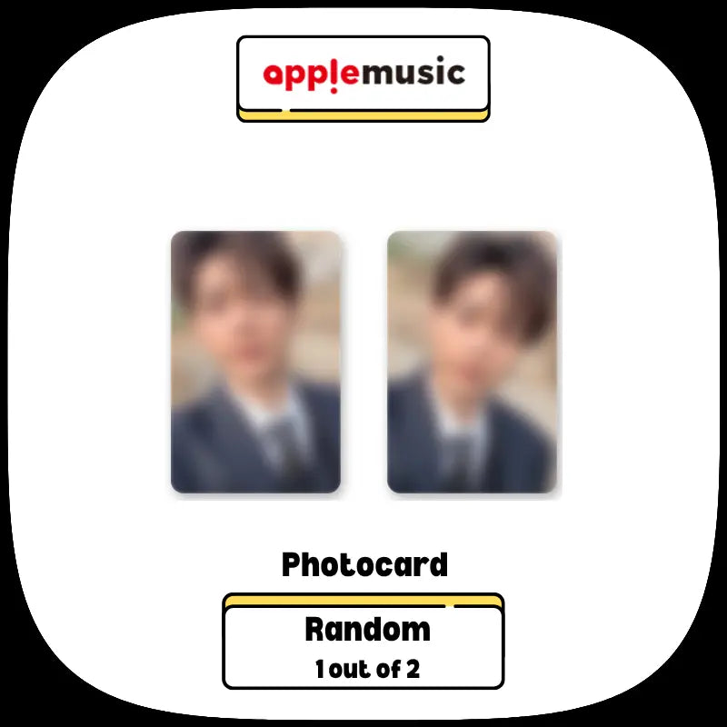 Minho 1st Single Album - TEMPO + APPLEMUSIC Photocard – Choice Minho 1st Single Album - TEMPO + APPLEMUSIC Photocard – Choice