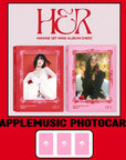 Minnie 1st Mini Album - HER + APPLEMUSIC Photocard