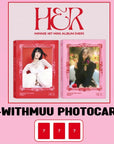 Minnie 1st Mini Album - HER + WITHMUU Photocard