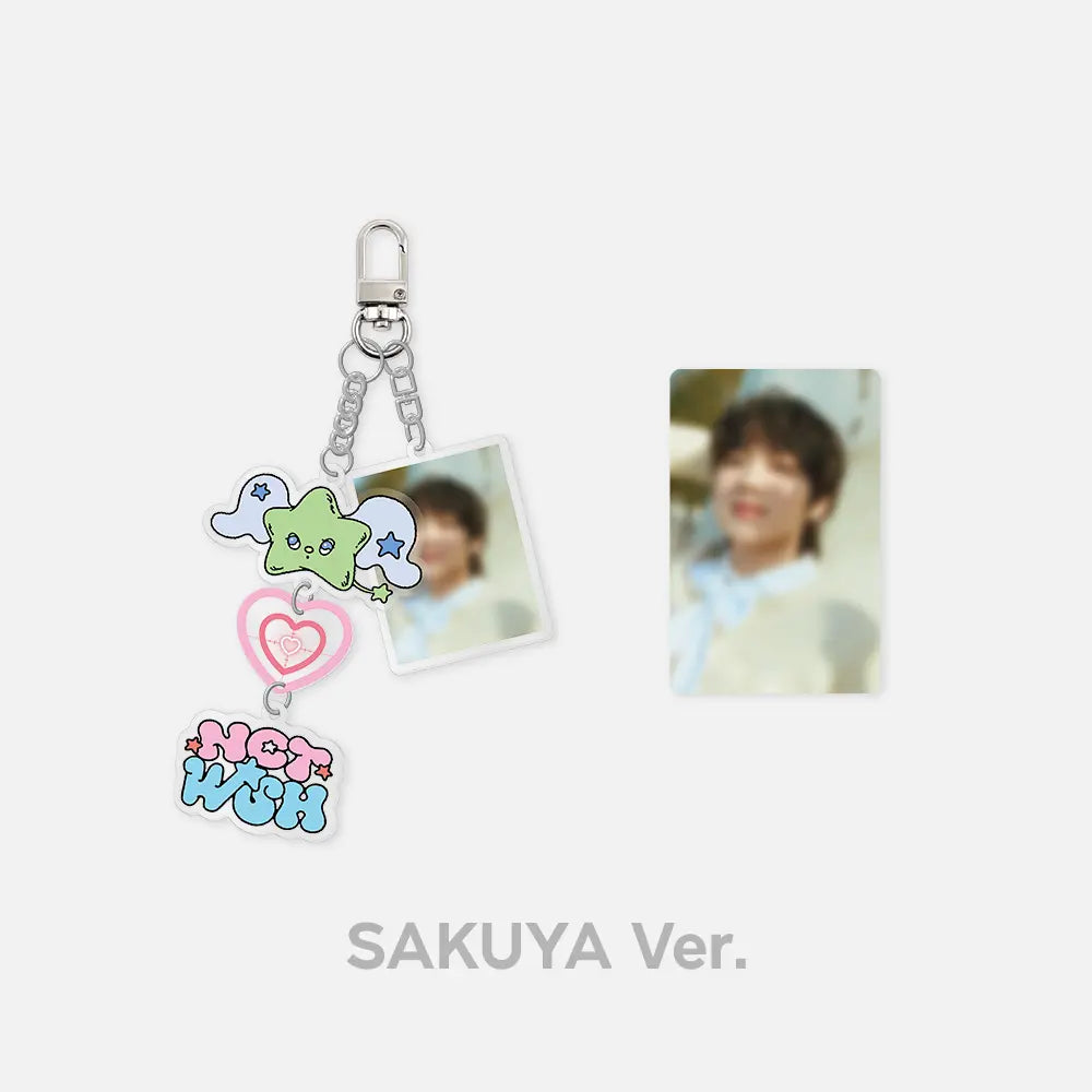 NCT WISH Wish Official Merchandise - Acrylic Photo Keyring