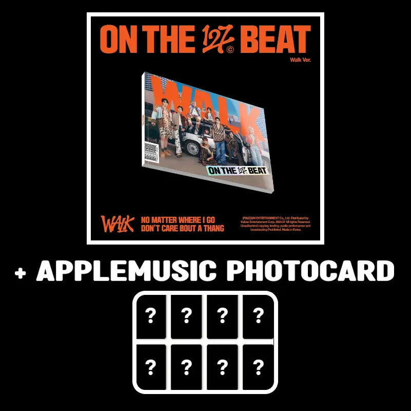 NCT 127 6th Album WALK (Walk Ver.) + APPLEMUSIC Photocard Choice