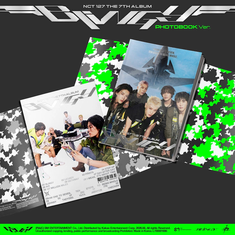 NCT 127 7th Album - BLINGY (Photobook Ver.) – Choice Music LA