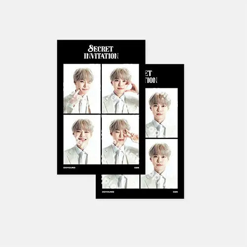 NCT 127 8ECRET INVITATION Official Merchandise - 4CUT Photo Set
