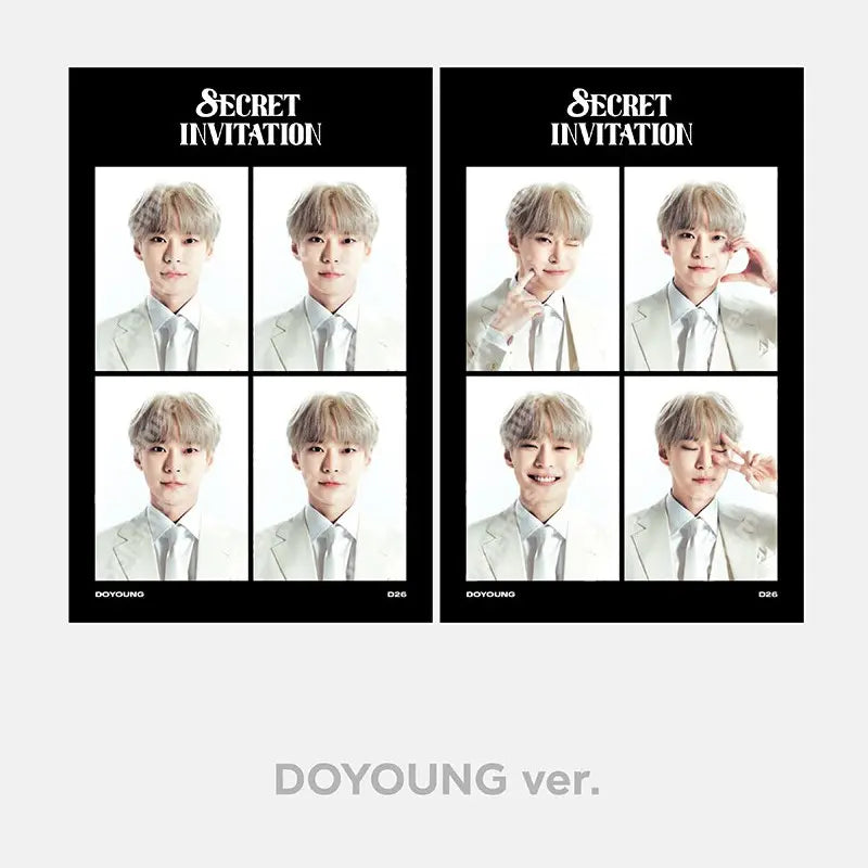 NCT 127 8ECRET INVITATION Official Merchandise - 4CUT Photo Set