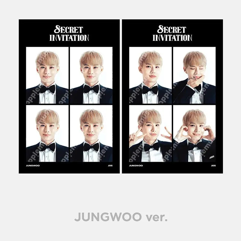 NCT 127 8ECRET INVITATION Official Merchandise - 4CUT Photo Set
