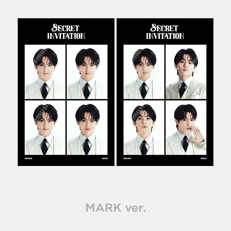 NCT 127 8ECRET INVITATION Official Merchandise - 4CUT Photo Set