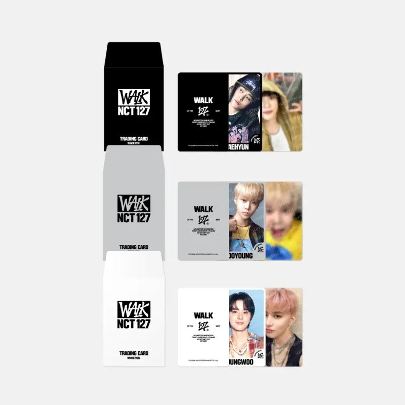 NCT 127 WALK : ON THE BEAT Official Merchandise - Random Trading Card Set