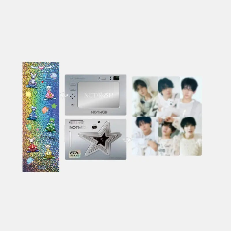 NCT WISH STEADY Official Merchandise - Photo Holder & Sticker