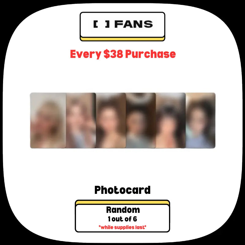 Pre-Order] NMIXX Heavy Serenade Official Merchandise - Photocard