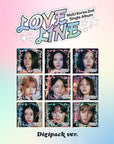 NiziU Korea 2nd Single Album - LOVE LINE (Digipack Ver.)