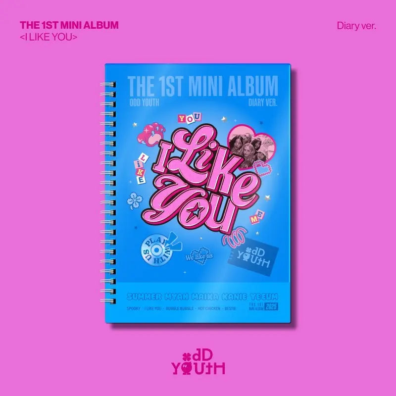 日本未入荷 ODD Pre-Order] YOUTH Ver (Diary YOU LIKE I - Album Mini 1st タイムセール