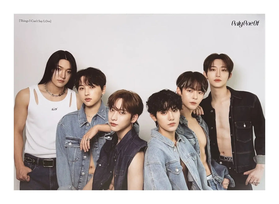 OnlyOneOf Album Things I Can't Say LOve Official Poster - Photo Concept Soft