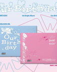 OURBIRTHDAY 1st Single Album - Our Birthday (Photobook Ver.) + APPLEMUSIC Photocard