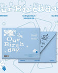 OURBIRTHDAY 1st Single Album - Our Birthday (Photobook Ver.) + APPLEMUSIC Photocard