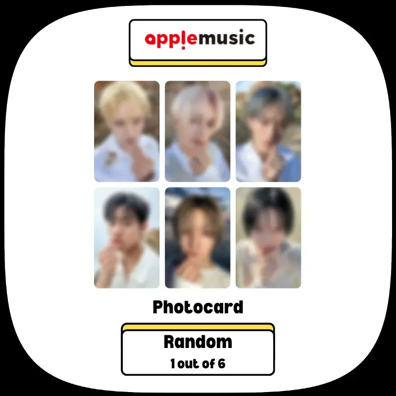 P1HARMONY 9th Mini Album - UNIQUE (Compact Ver.) + APPLEMUSIC