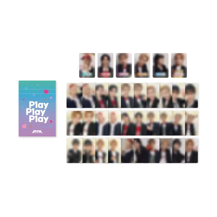 P1Harmony P1ay P1ay P1ay Official Merchandise - Trading Photocard Set