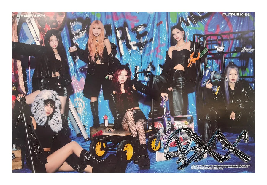 PURPLE KISS 6th Mini Album BXX Official Poster - Photo Concept 3