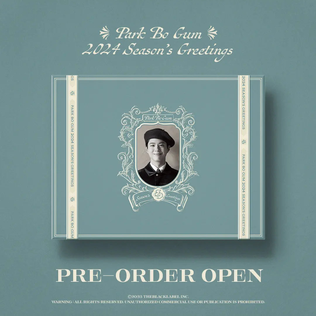 【2024】 パク・ボゴムシーズングリーティング Park Bo Gum 2024 Season's Greetings – Choice Music LA