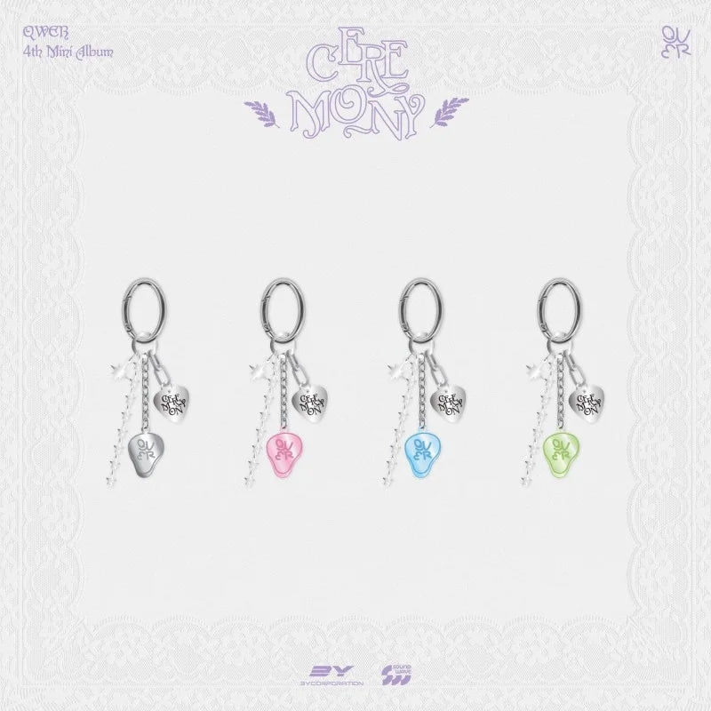 Pre-Order] QWER CEREMONY Official Merchandise - In-Ear Keyring