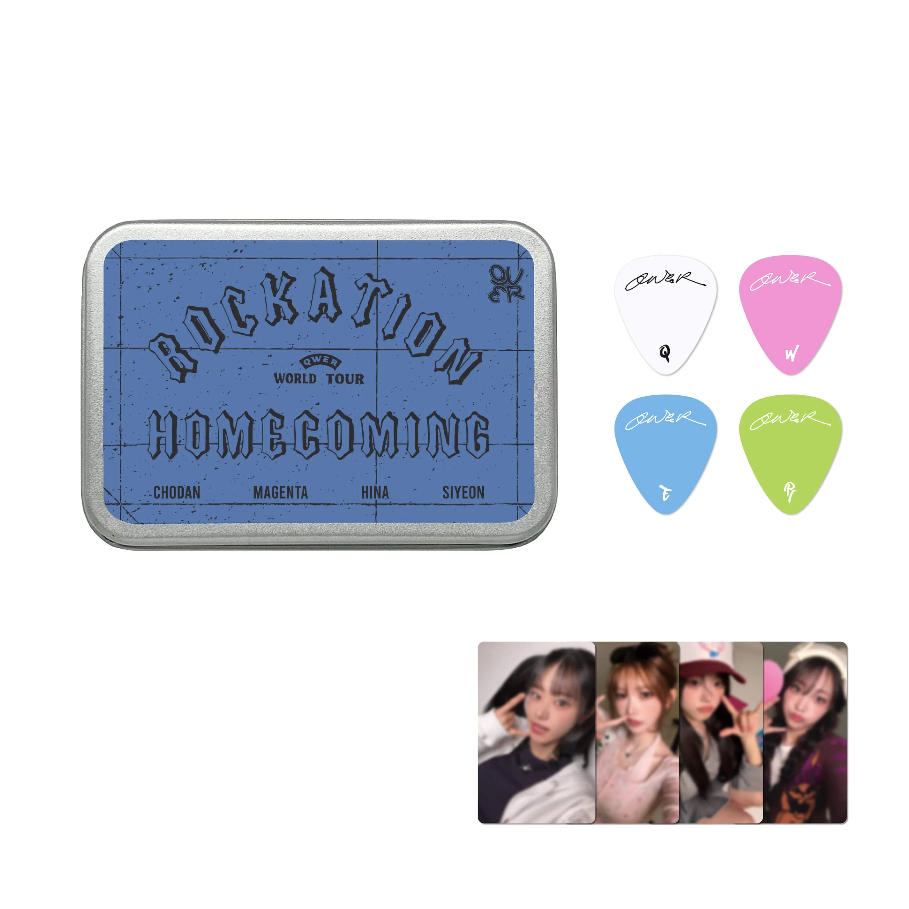 QWER ROCKATION ソウルコン ジャケット md QWER - MD WORLD 1ST TOUR : [ROCKATION – ENCORE HOMECOMING] Keyring
