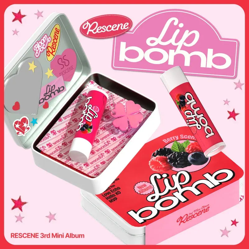 RESCENE 3rd Mini Album - lip bomb (QR Ver.) (lip balm Ver