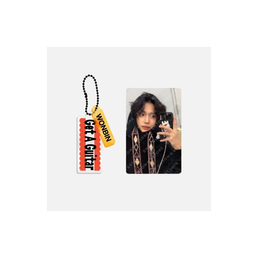 RIIZE Get A Guitar Official Merchandise - Acrylic Keyring + Photocard Set