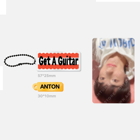 RIIZE Get A Guitar Official Merchandise - Acrylic Keyring + Photocard Set