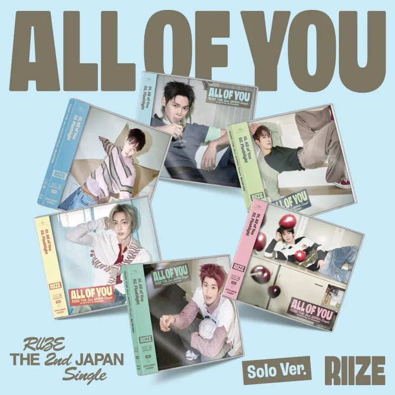 RIIZE 2nd Single Japanese Album - All of You (Member Solo Jacket RIIZE 2nd Single Japanese Album - All of You (Member Solo Jacket