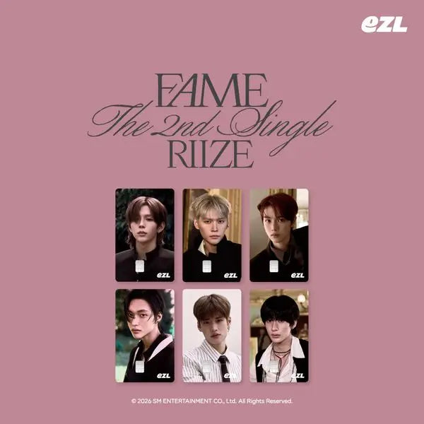 RIIZE Fame Official Merchandise - EZL Card – Choice Music LA RIIZE Fame Official Merchandise - EZL Card – Choice Music LA
