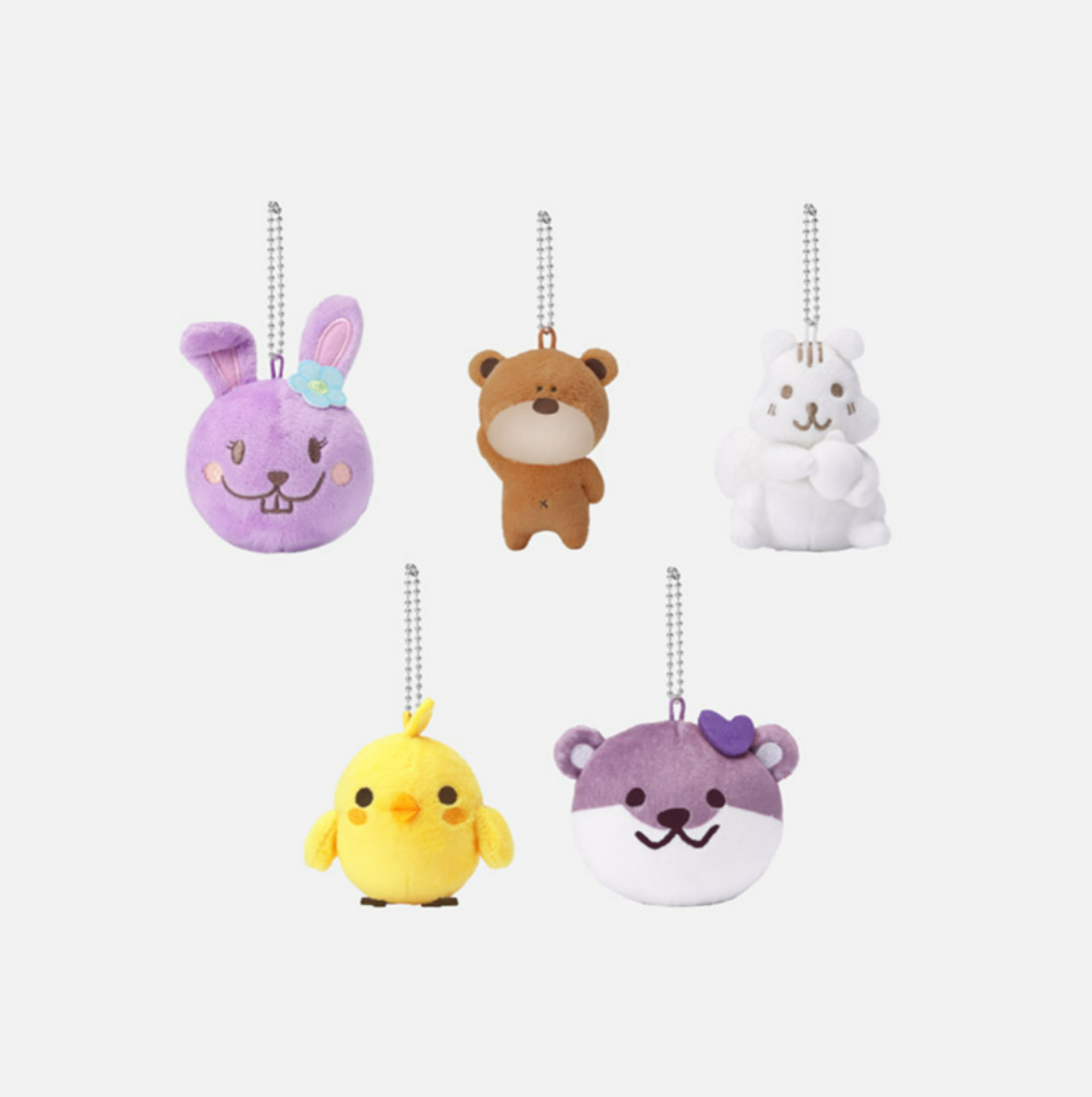 Red Velvet 9th Anniversary Official Merchandise - Doll Keyring Set